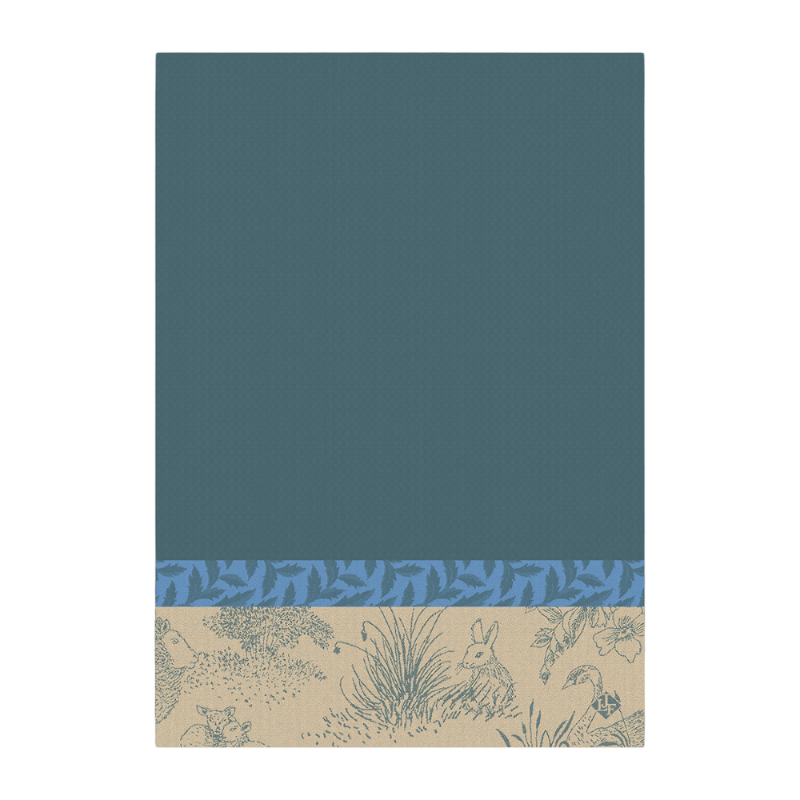 Le Jacquard Francais Geschirrtuch Handtuch Josephine Myosotis Blau