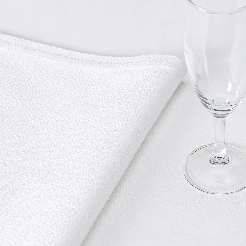 Le Jacquard Francais Tischdecke Tischtuch Uni Weiss Galuchat