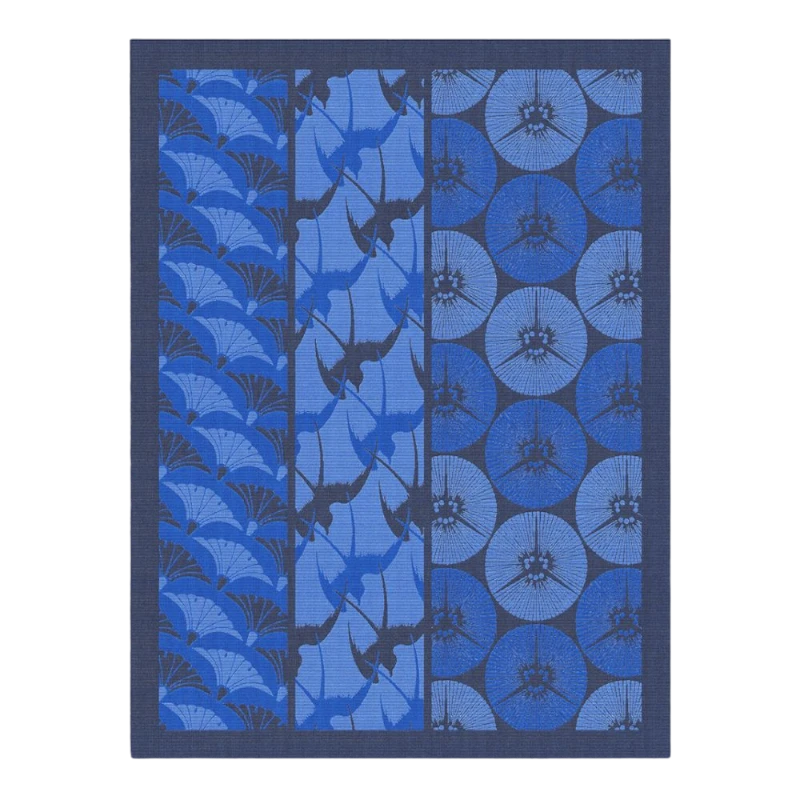 Le Jacquard Francais Geschirrtuch Yukata Indigo Blau
