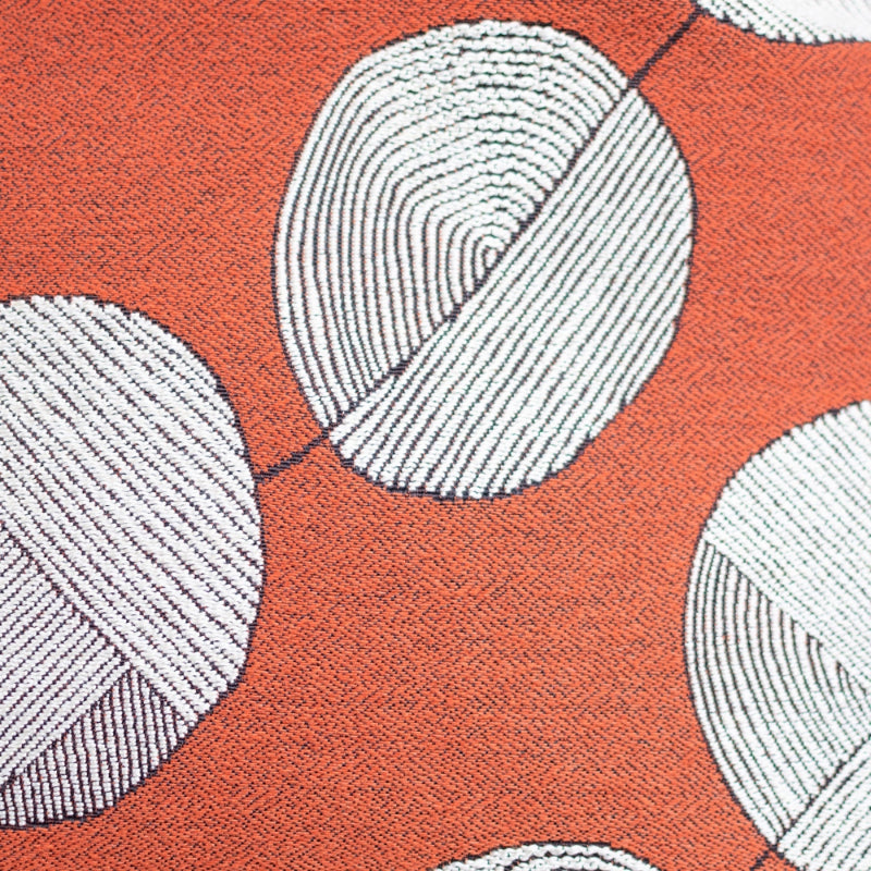 Rohleder Home Collection Kissen Jongleur Circus Orange Weiss