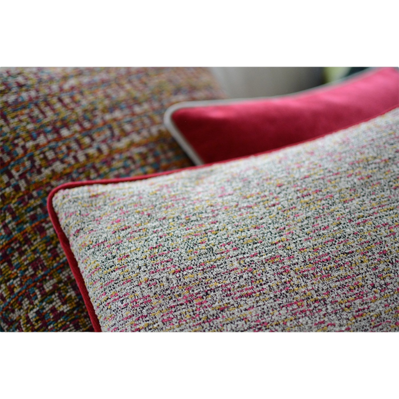 Rohleder Home Collection Kissen Jacky O Rot Pink Gelb