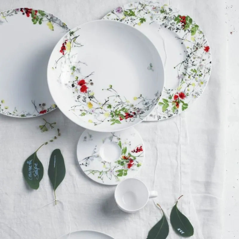 Rosenthal Fleurs Sauvages Geschirr Porzellan Suppenteller 21 cm Coup