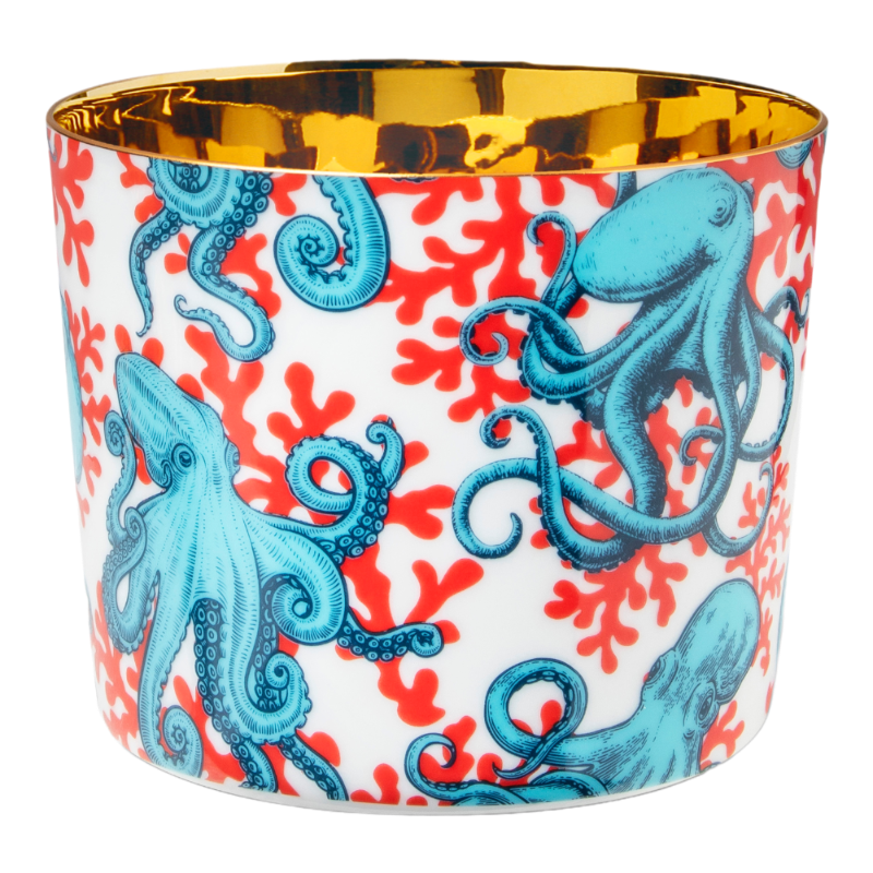 SIEGER by Fürstenberg Porzellan Sip Of Gold Champagnerbecher The Octopuses
