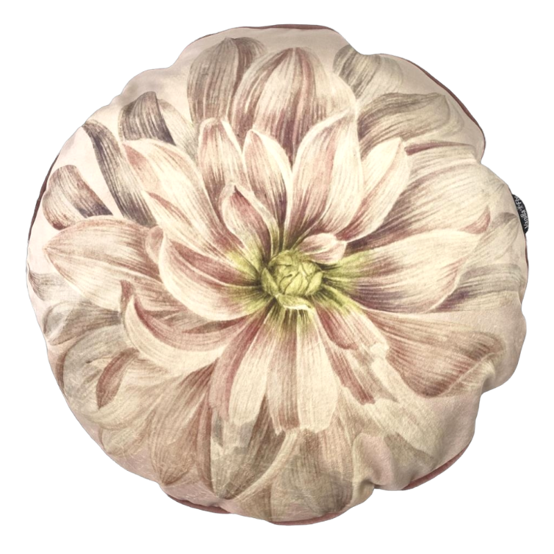 VanillaFly Kissen Dahlia Nude Pink Blume