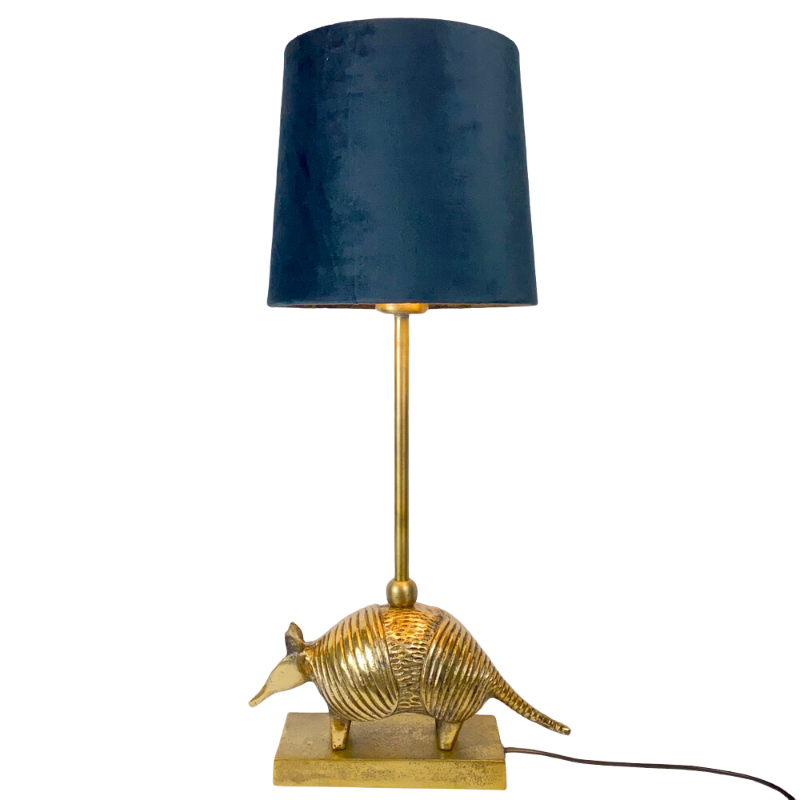 VanillaFly Armadillo Lampe inklusive Samtschirm