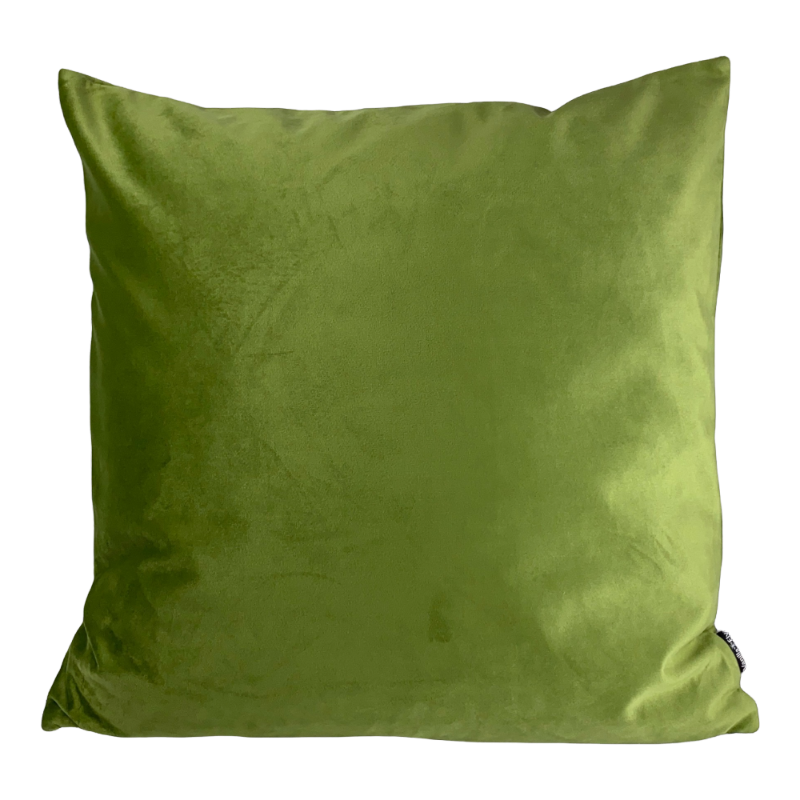VanillaFly Kissen Grün Moos Samt Velvet