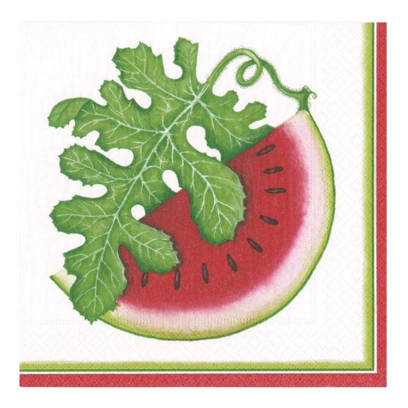 Caspari Lunchserviette Watermelon Picnic