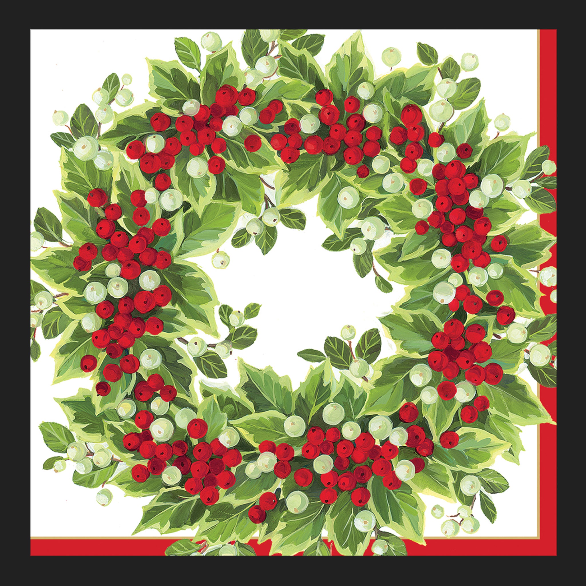 Holly and Berry Wreath