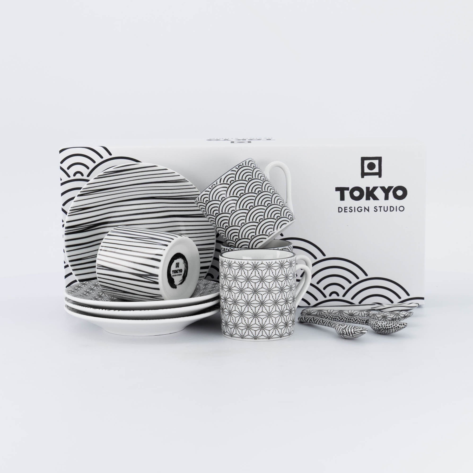 Nippon Black Geschenkset 12-teilig Tokyo Design Studio