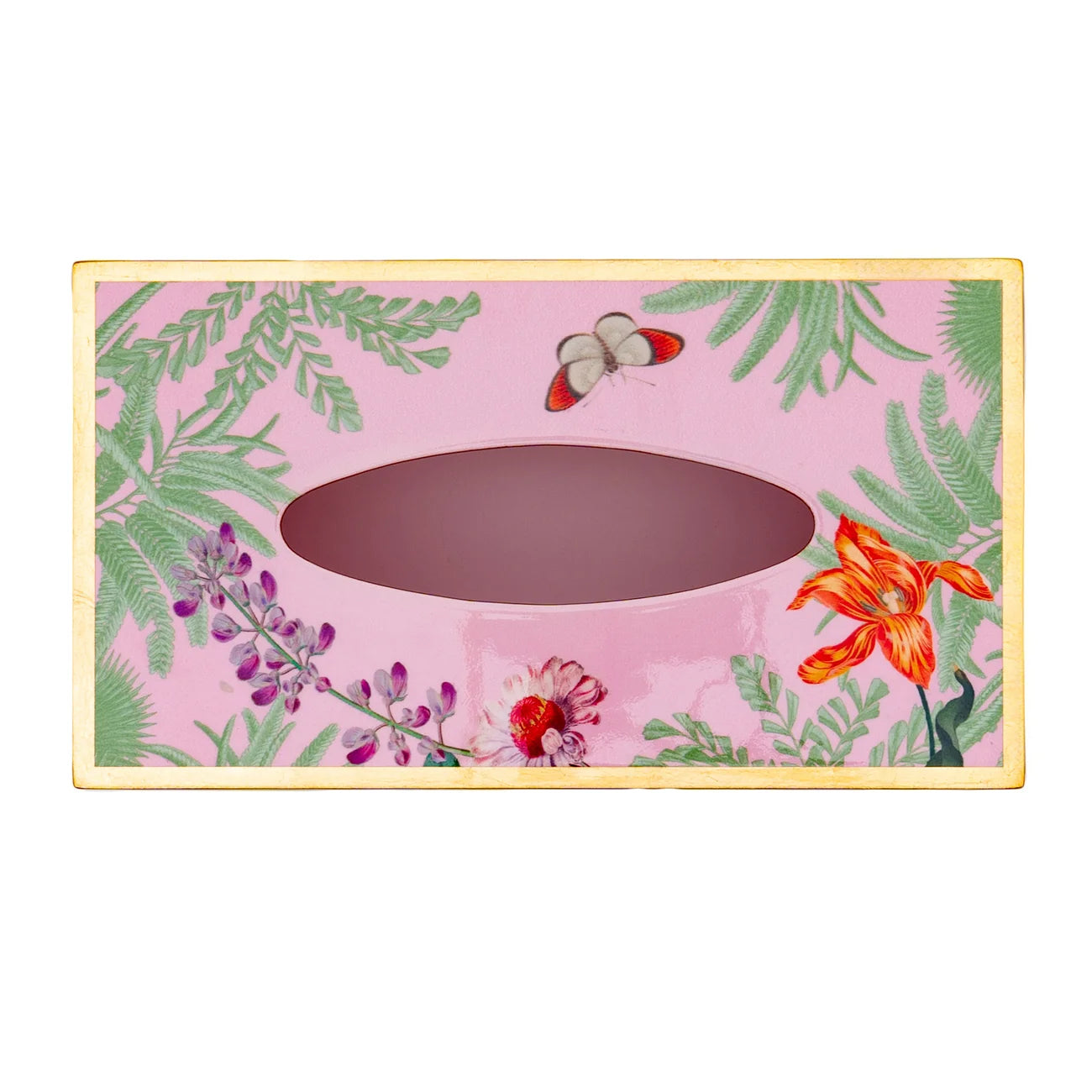 Paradise Garden Lack Lacquerware Kleenexbox Caspari