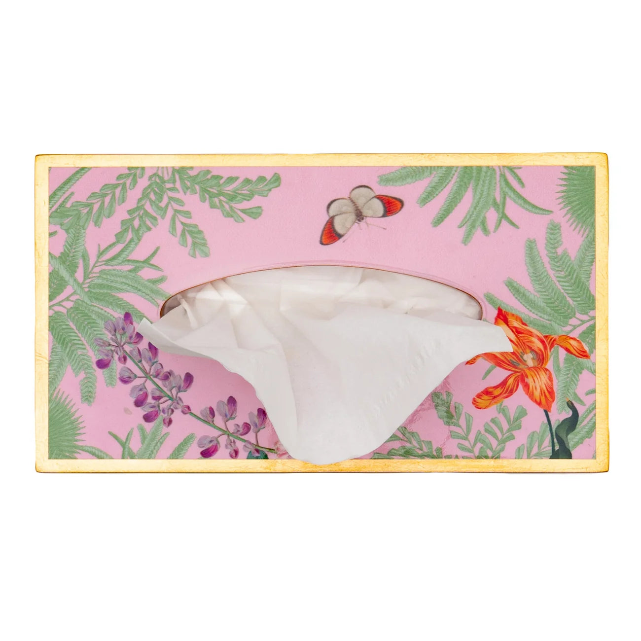 Paradise Garden Lack Lacquerware Kleenexbox Caspari
