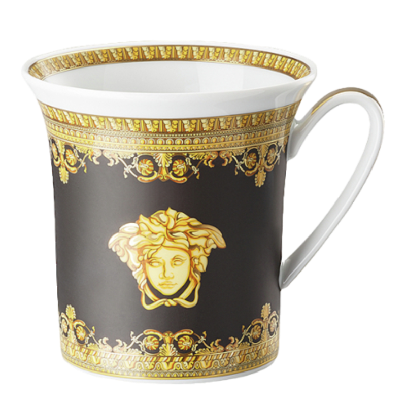 Versace By Rosenthal Geschirr Baroque Nero Mug