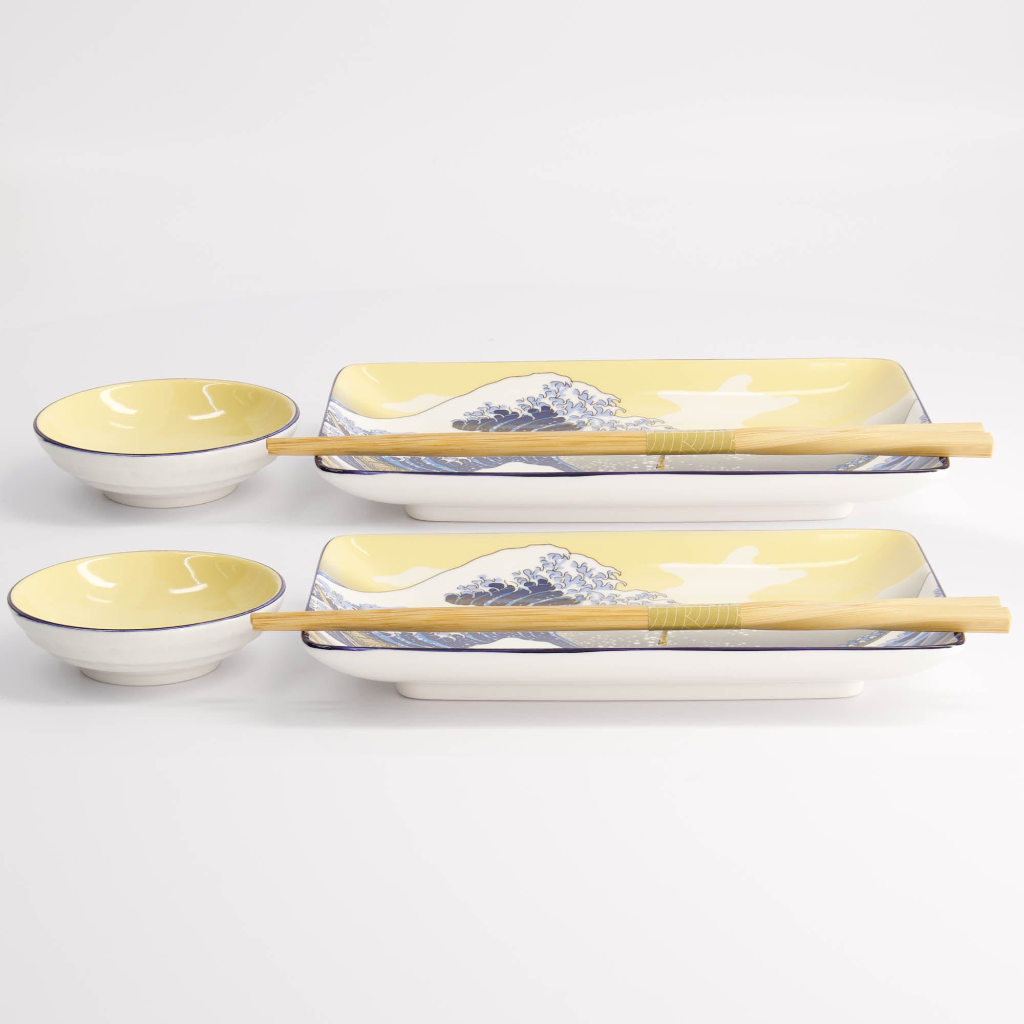 Kawaii Hokusai Sushi Geschenkset 6-teilig Tokyo Design Studio