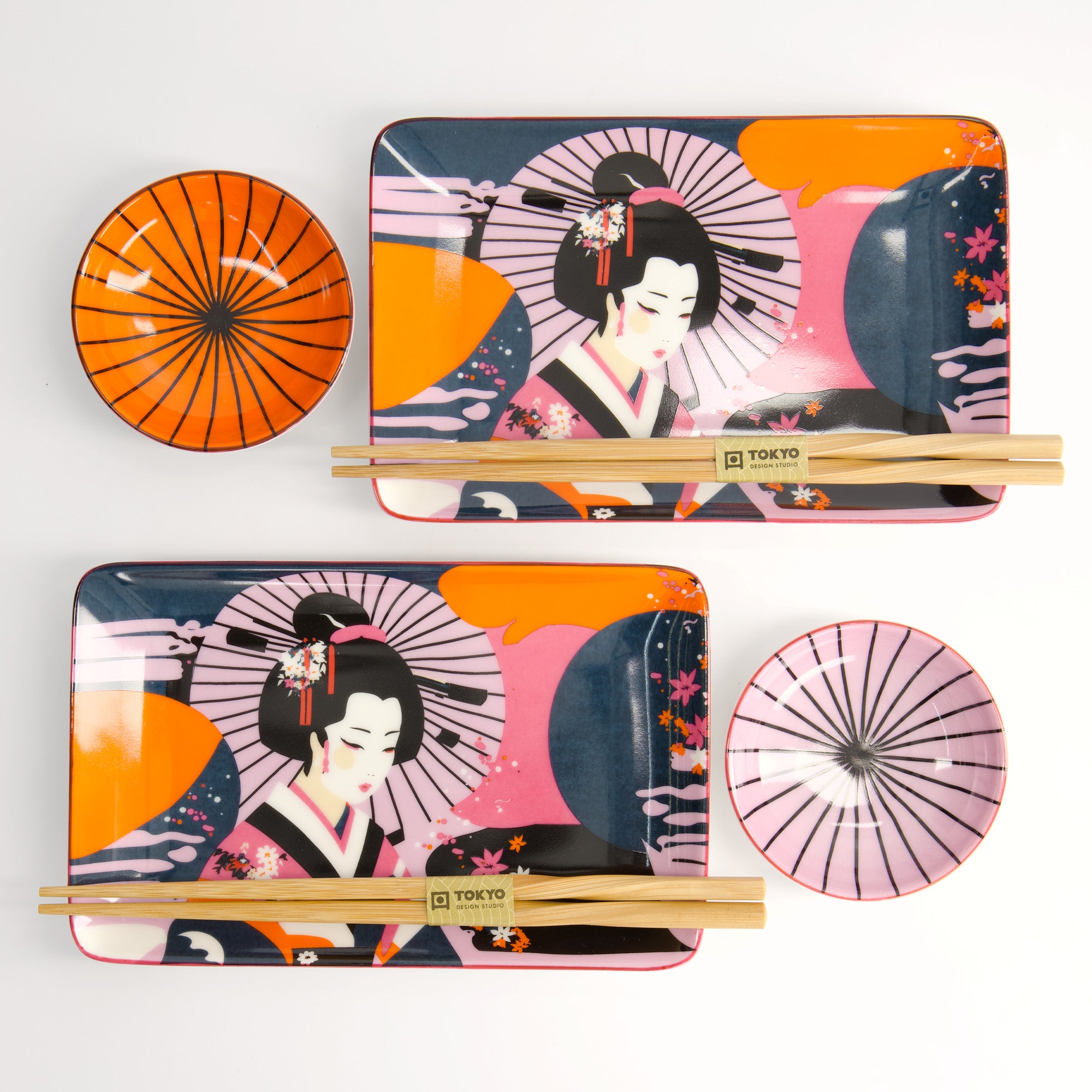 Kawaii Maiko Sushi Geschenkset 6-teilig Tokyo Design Studio