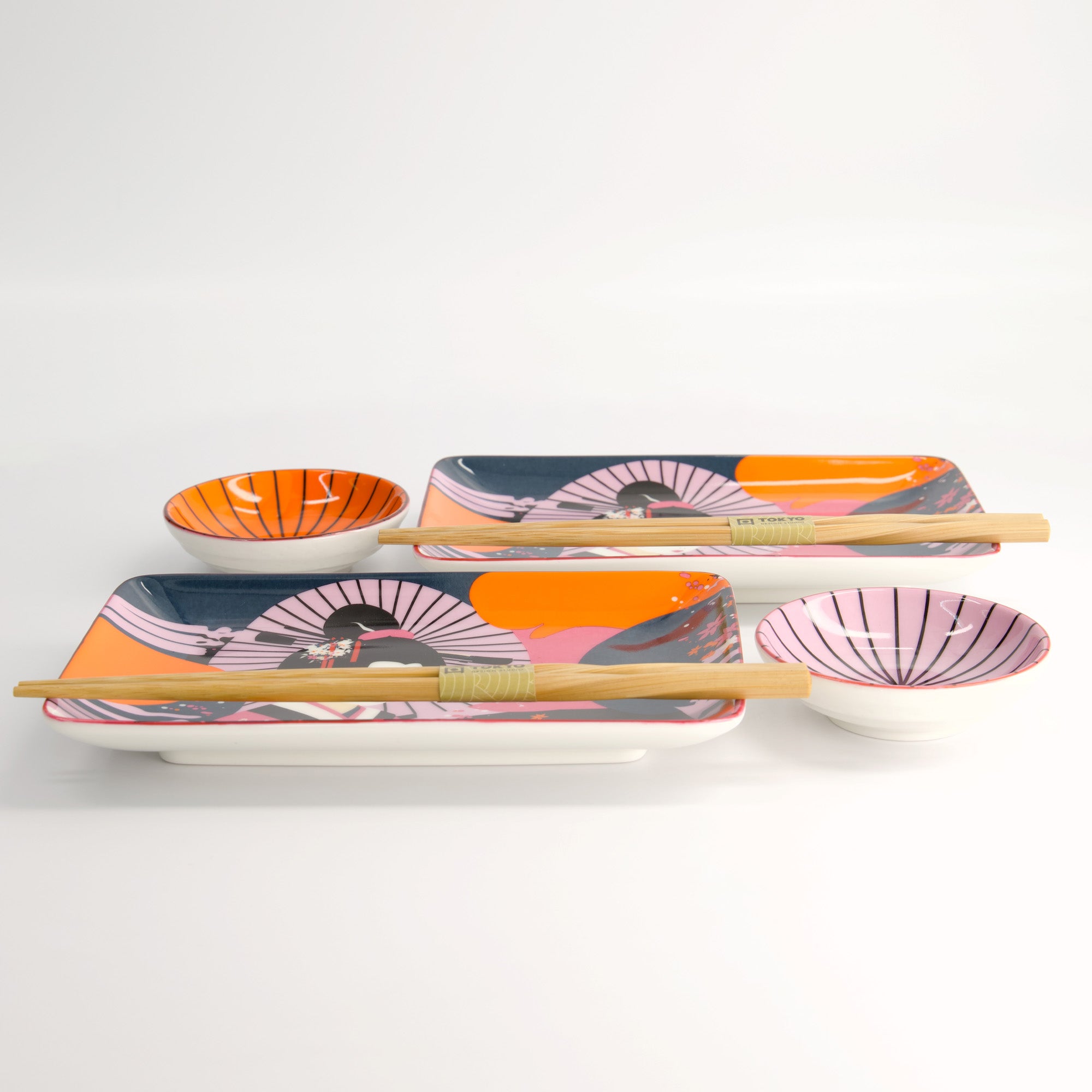 Kawaii Maiko Sushi Geschenkset 6-teilig Tokyo Design Studio