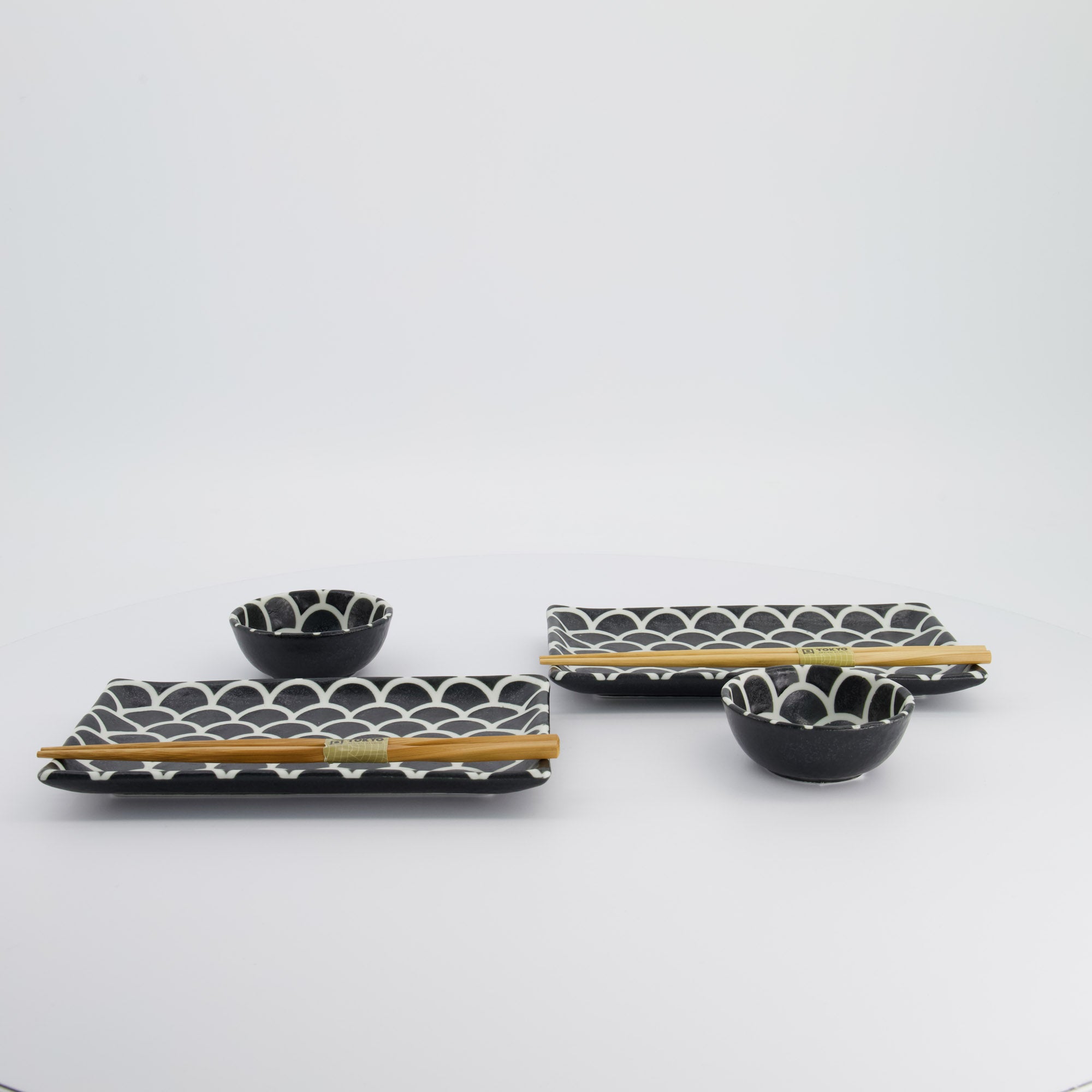 Onyx Noir Mermaid Sushi Geschenkset Toyko Design Studio