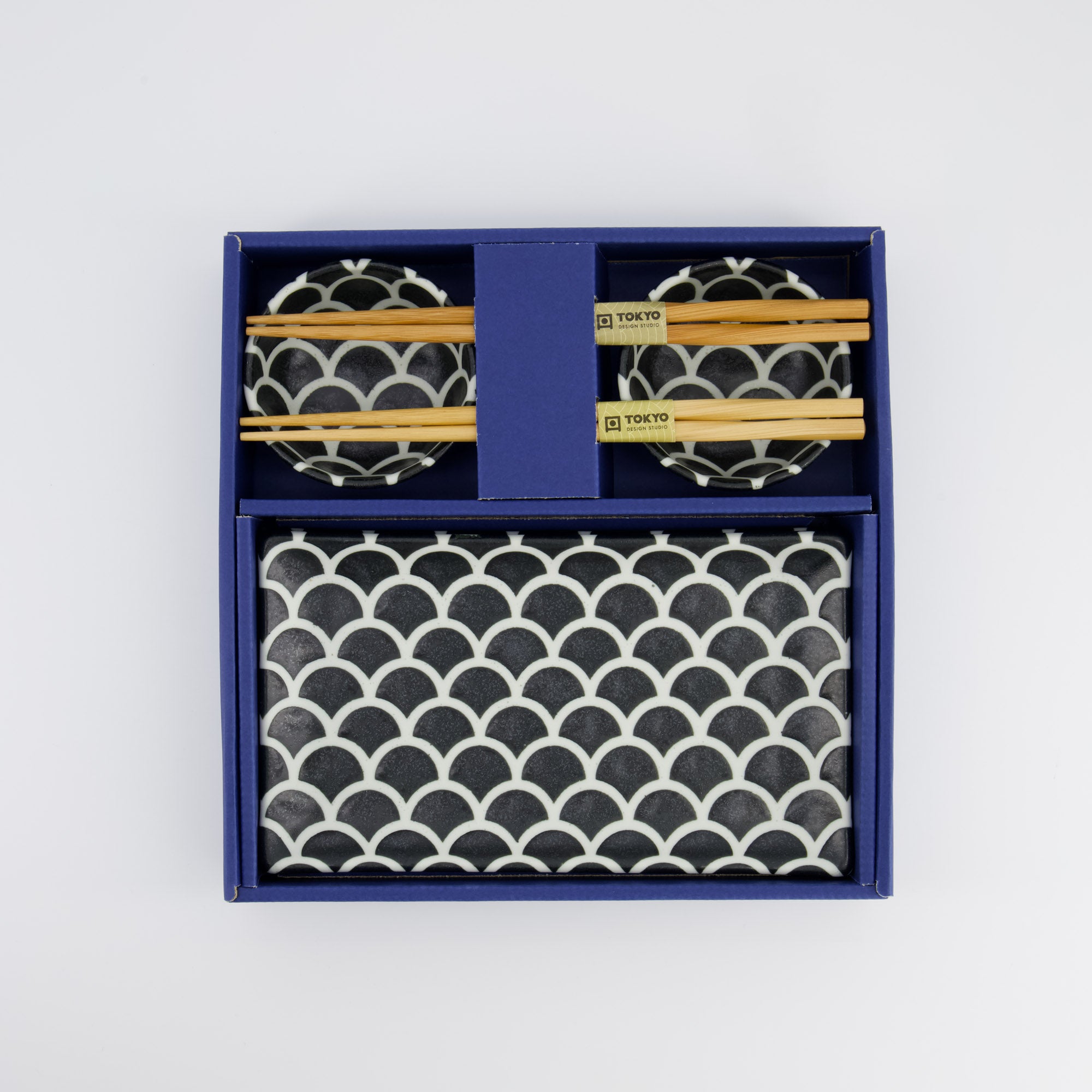 Onyx Noir Mermaid Sushi Geschenkset Toyko Design Studio