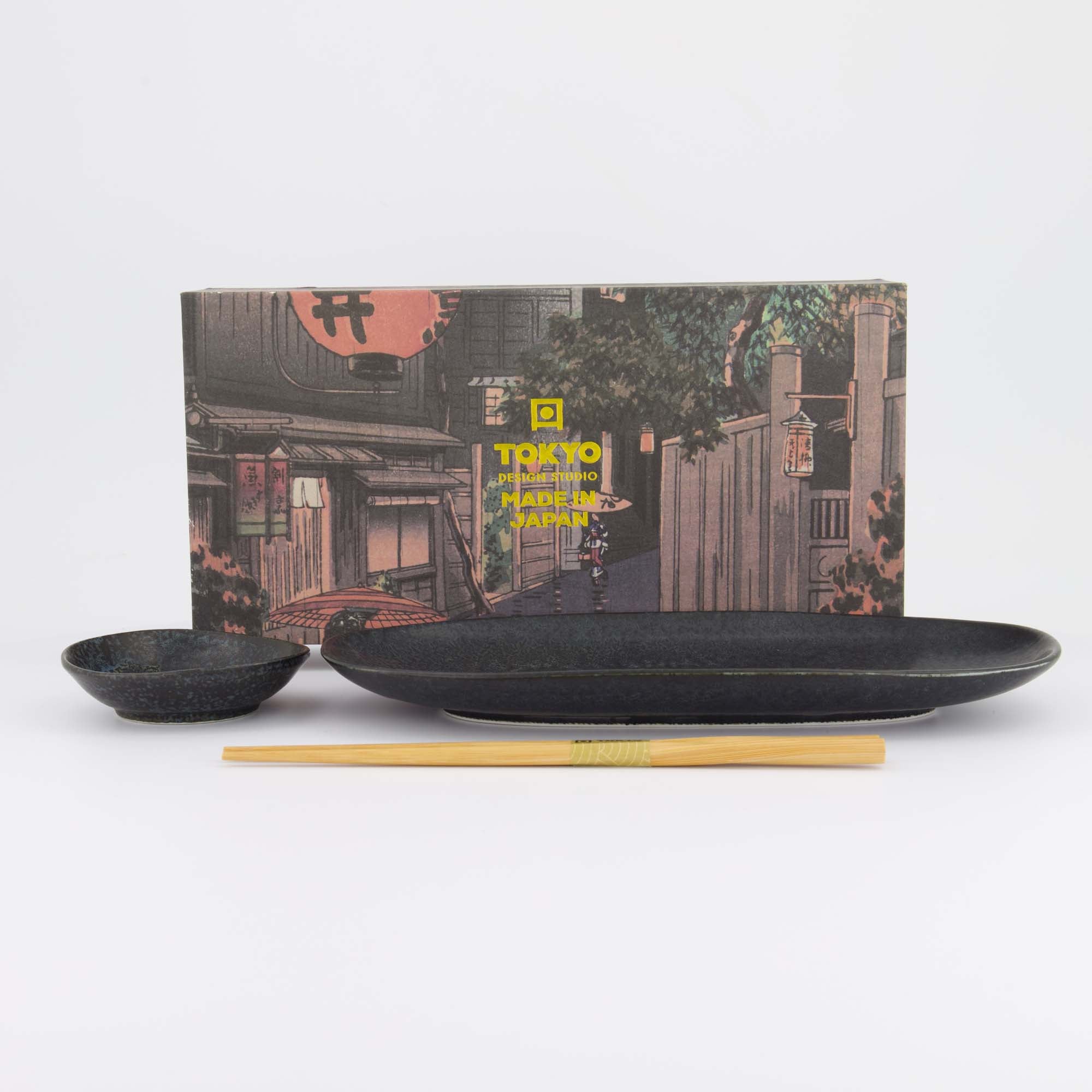 Onyx Noir Sushi Giftset Tokyo Design Studio