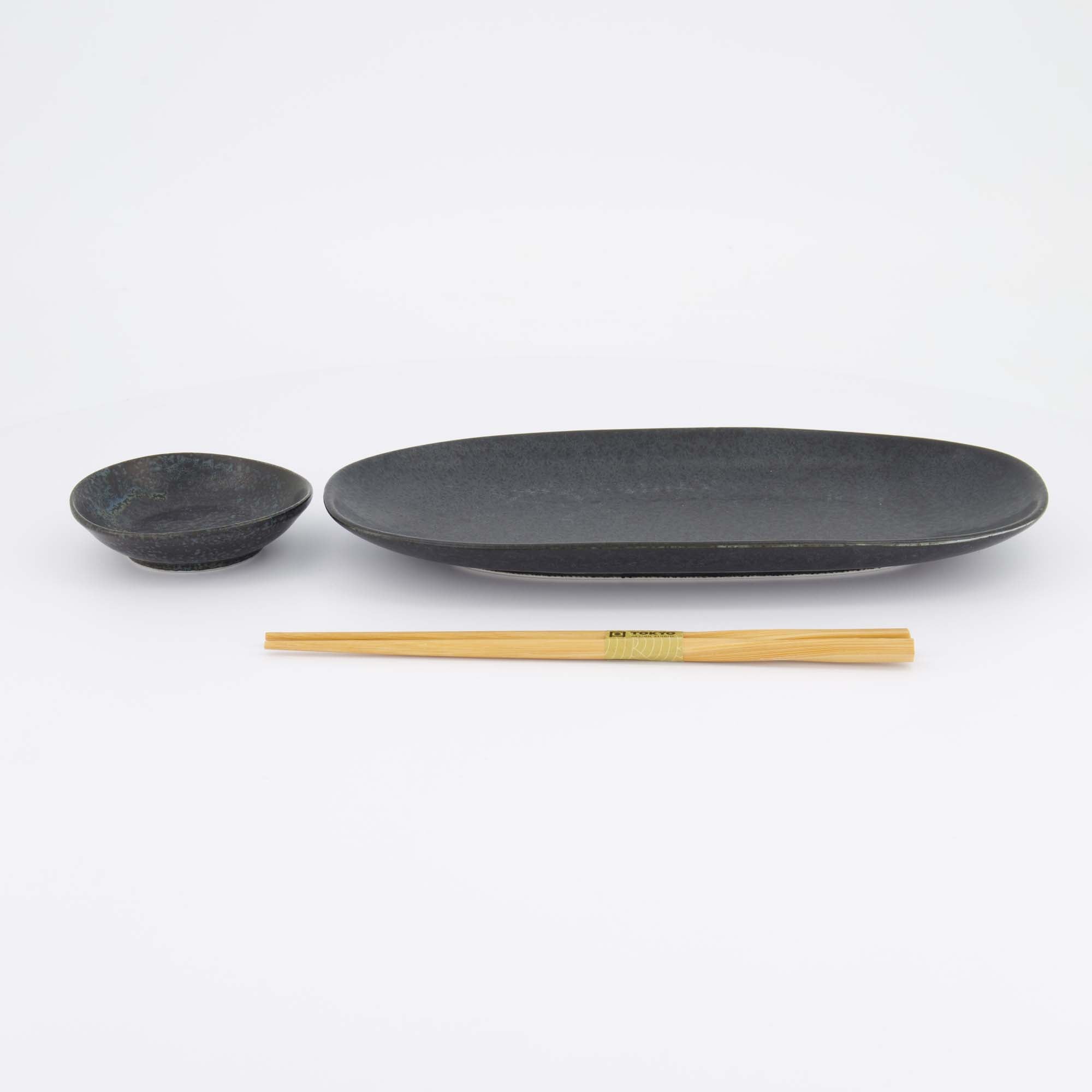 Onyx Noir Sushi Giftset Tokyo Design Studio