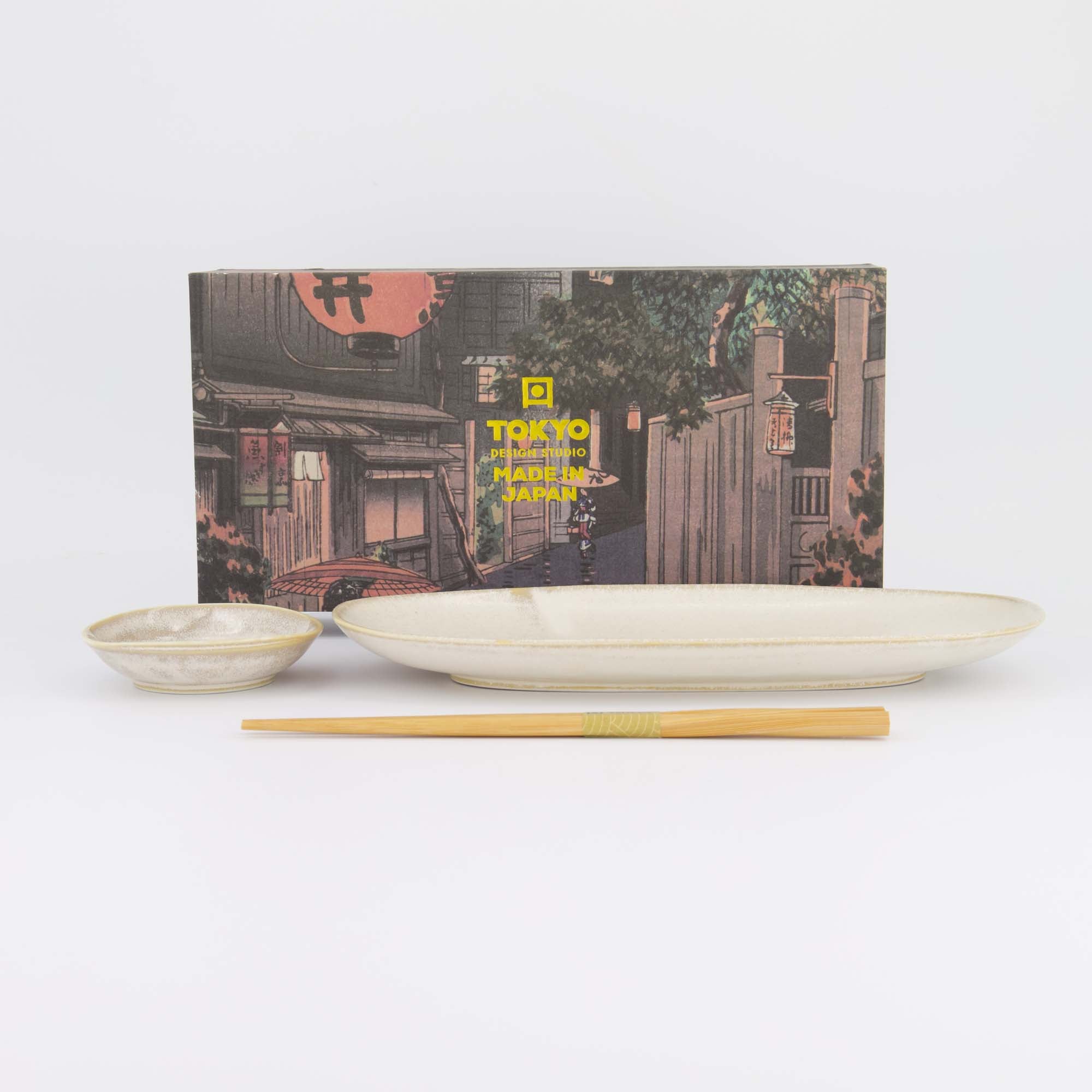 Titanium Matte Sushi Geschenkset Tokyo Design Studio