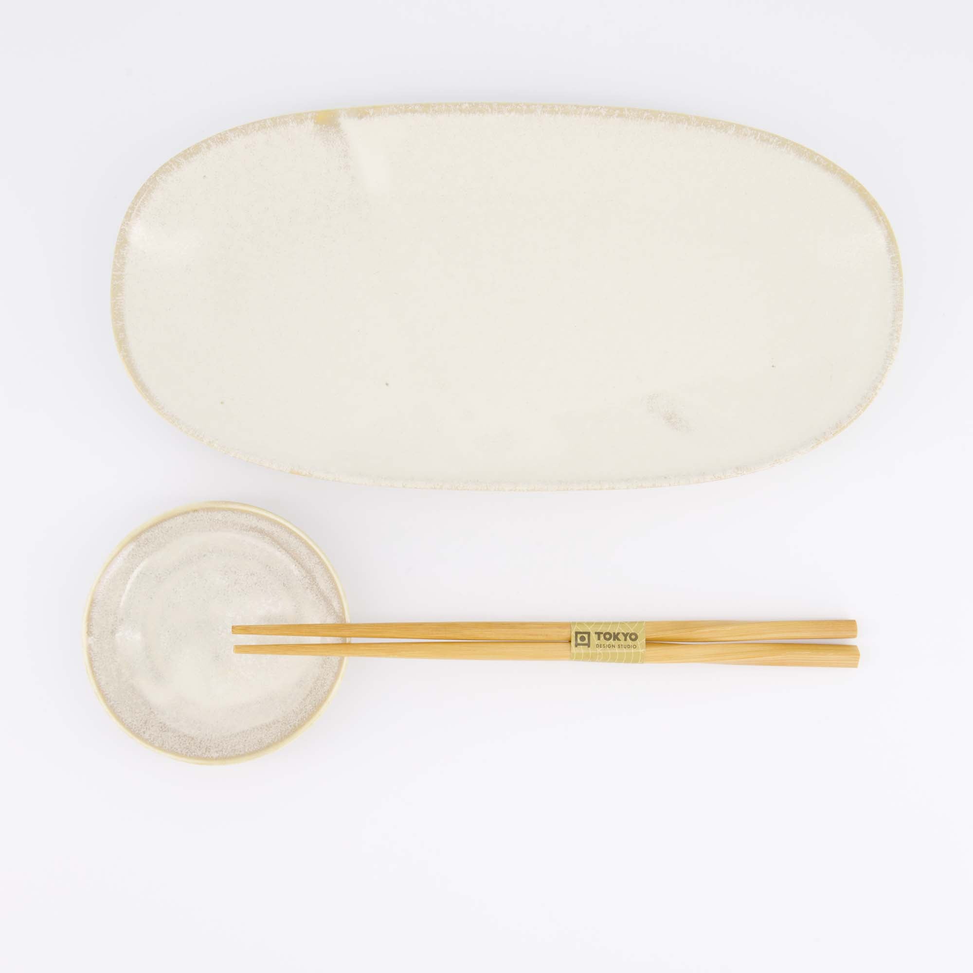 Titanium Matte Sushi Geschenkset Tokyo Design Studio