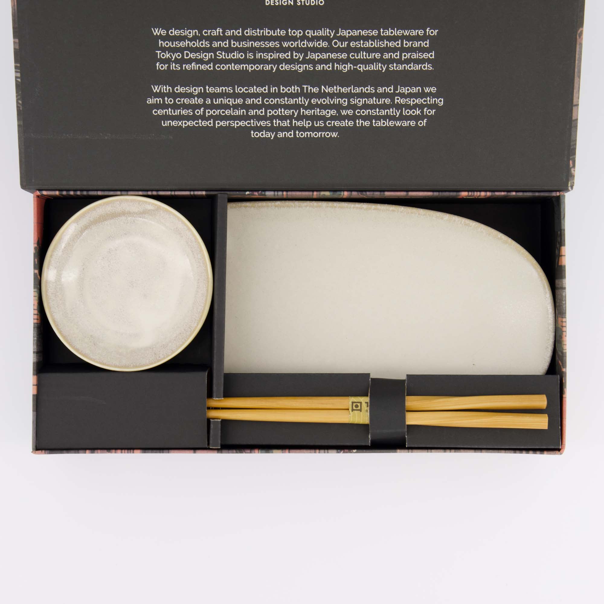 Titanium Matte Sushi Geschenkset Tokyo Design Studio