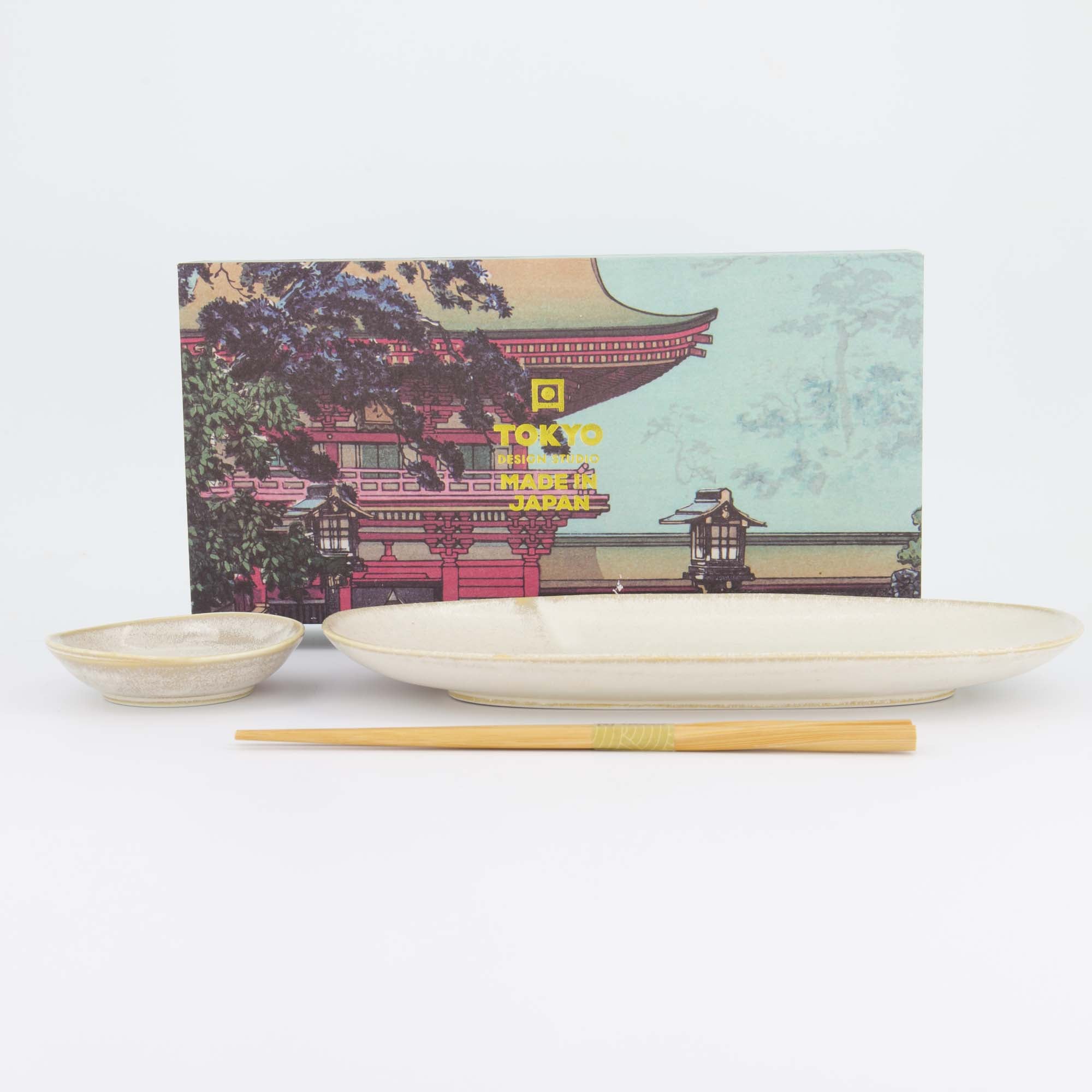 Titanium Matte Sushi Geschenkset Tokyo Design Studio
