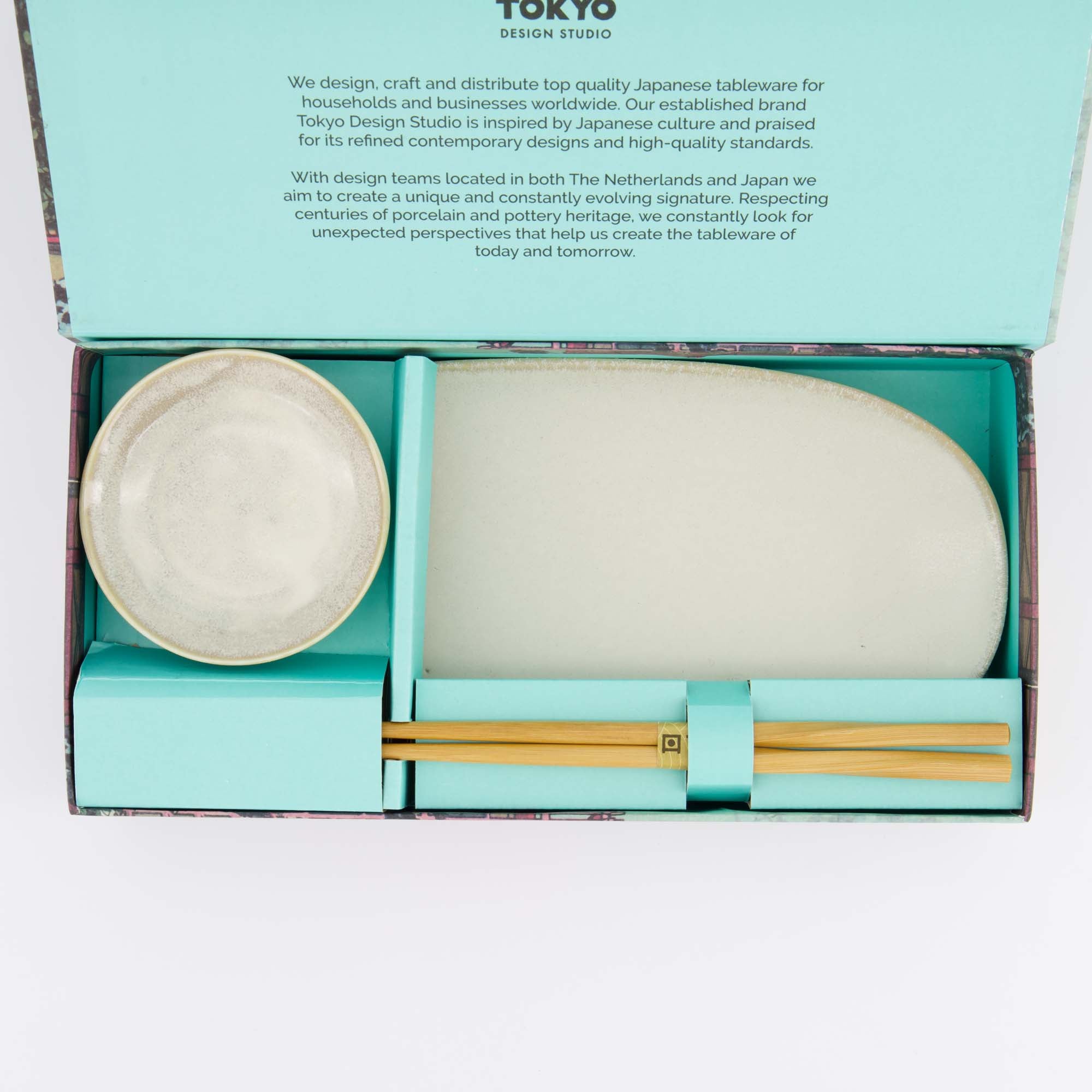 Titanium Matte Sushi Geschenkset Tokyo Design Studio