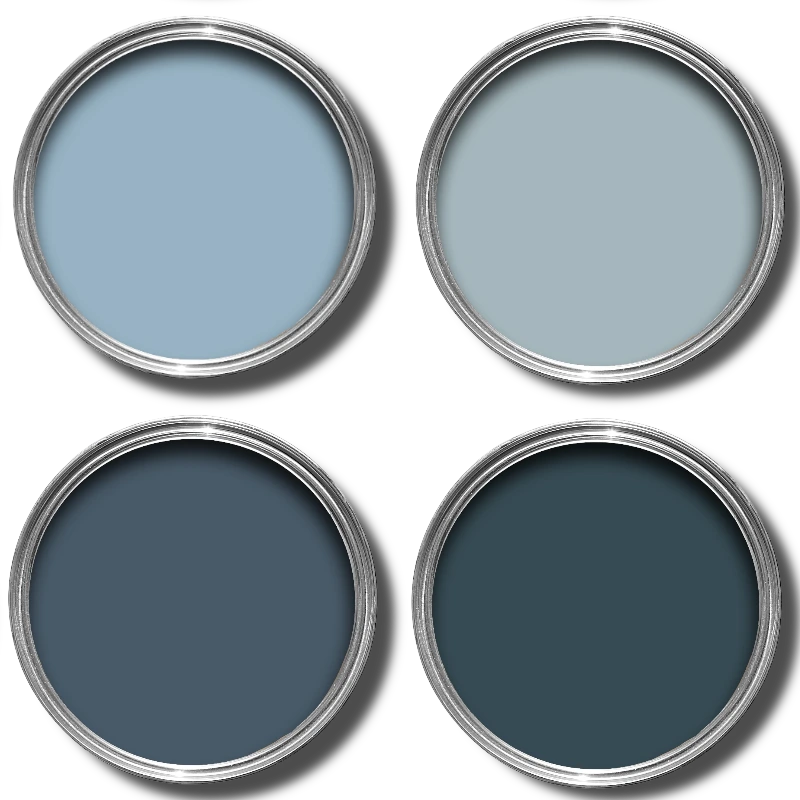 Blautoene Maritime Traeume Sample Pot  Bundle Blau