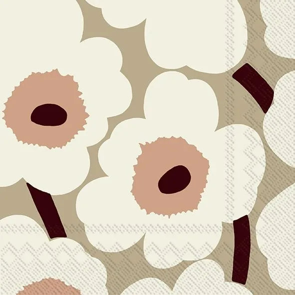 UNIKKO cream Cocktailservietten Marimekko