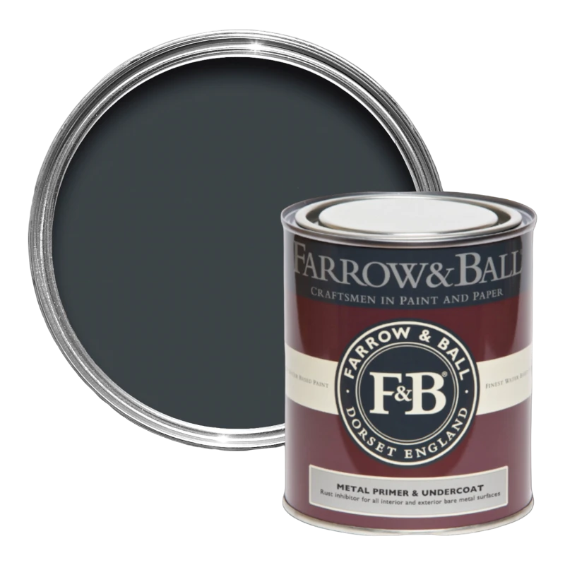 Farbtupfer Farrow & Ball Farrow Ball F+B Zubehör  Grundierung Metall Metallgrundierung Dunkel Dark Tones