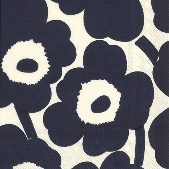 UNIKKO dark blue nature marimekko lunch papierservietten