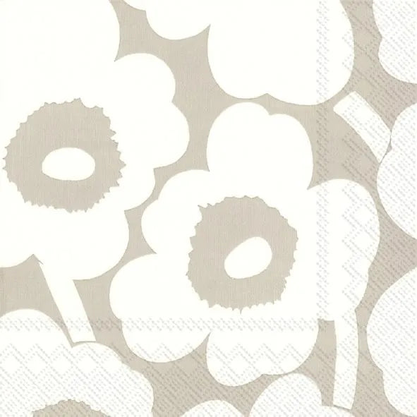 UNIKKO linen cream lunch serviette marimekko