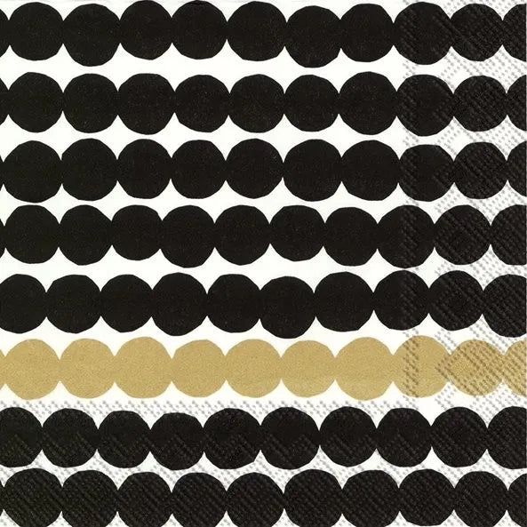 RÄSYMATTO black gold marimekko