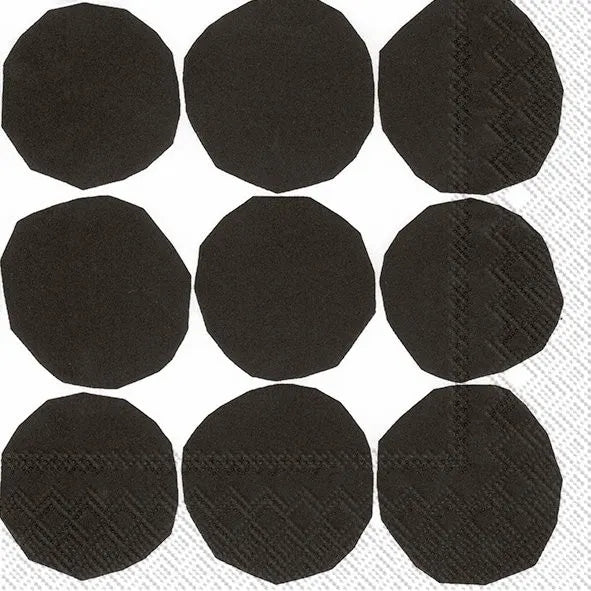 KIVET black white marimekko Papierservietten