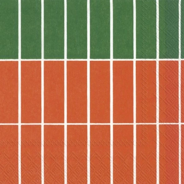 TIILISKIVI RAITA orange marimekko