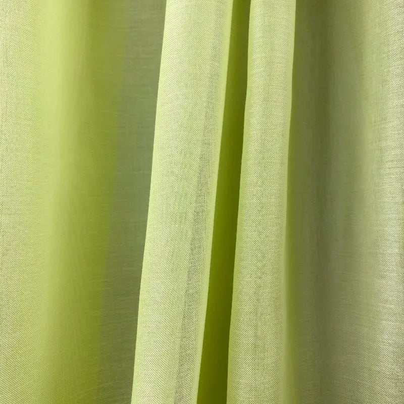 Lino Farbtupfer Massvorhang Vorhang auf Mass Vert Pastel