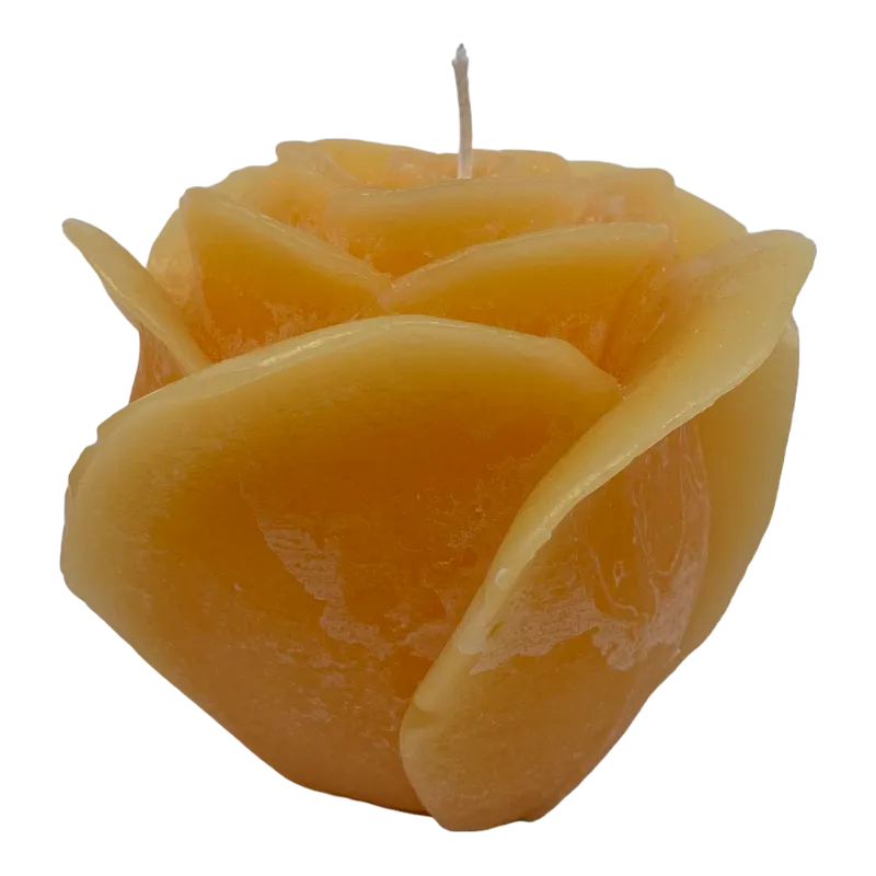 Rosenkerze Orange Gross Dekocandle
