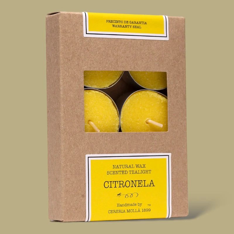 Teelichter Citronella Cereria Molla 1899 11062 pack 6