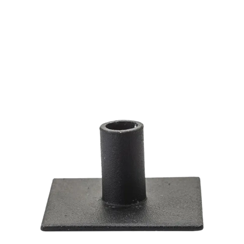 Kunstindustrien Square Mini Kerzenständer 22 mm Schwarz
