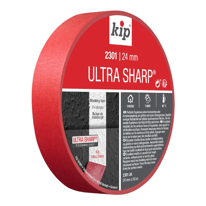 Ultra Sharp Red Kip Tape Klebeband