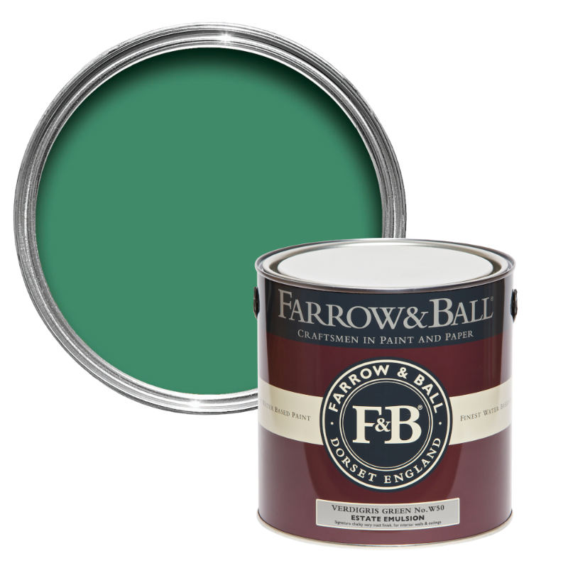 Farrow & Ball Farrow Ball Farben Grün Verdigris Green W 50