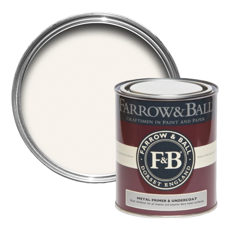 Farbtupfer Farrow & Ball Farrow Ball F+B Zubehör  Grundierung Metall Metallgrundierung Hell White Light Tones