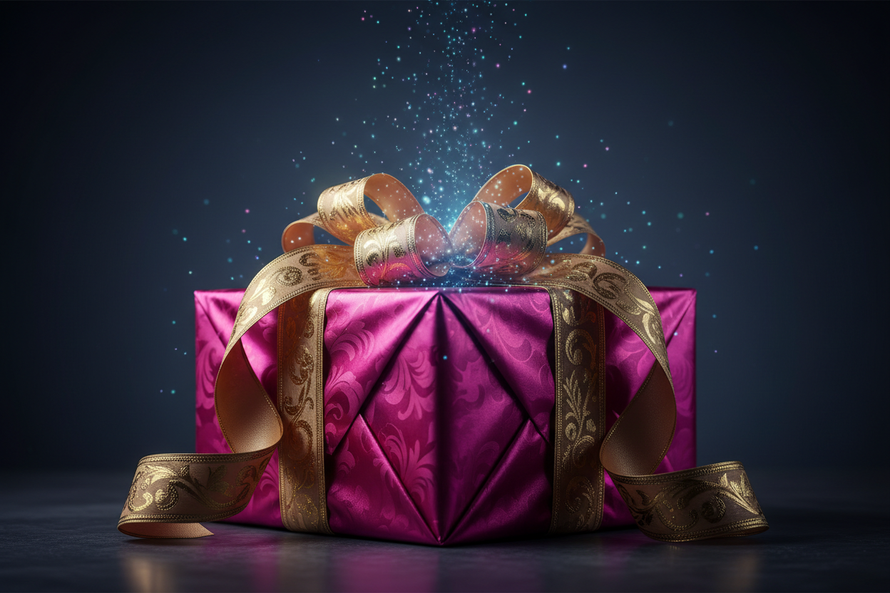 ersetze das violett mit mehr Pink zum Logo