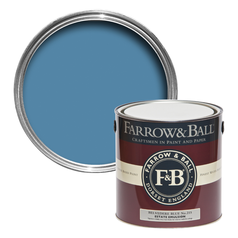 Farrow & Ball Farrow Ball Farben Belvedere Blue 215