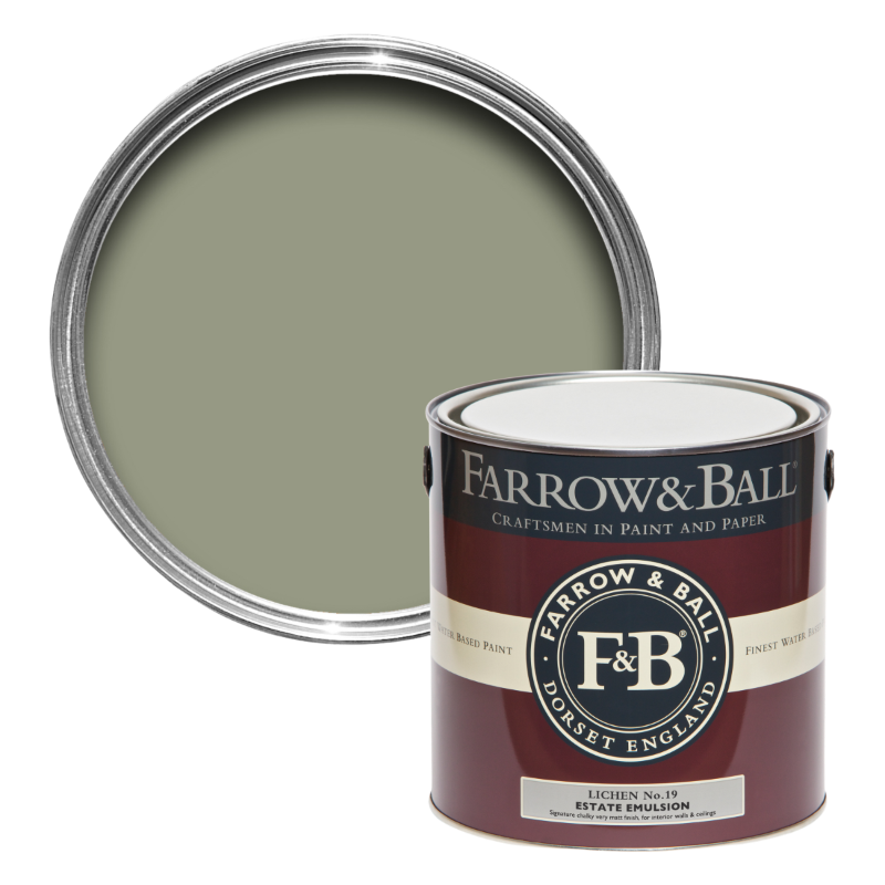 Farrow & Ball Farrow Ball Farben Grau Grün Lichen 19