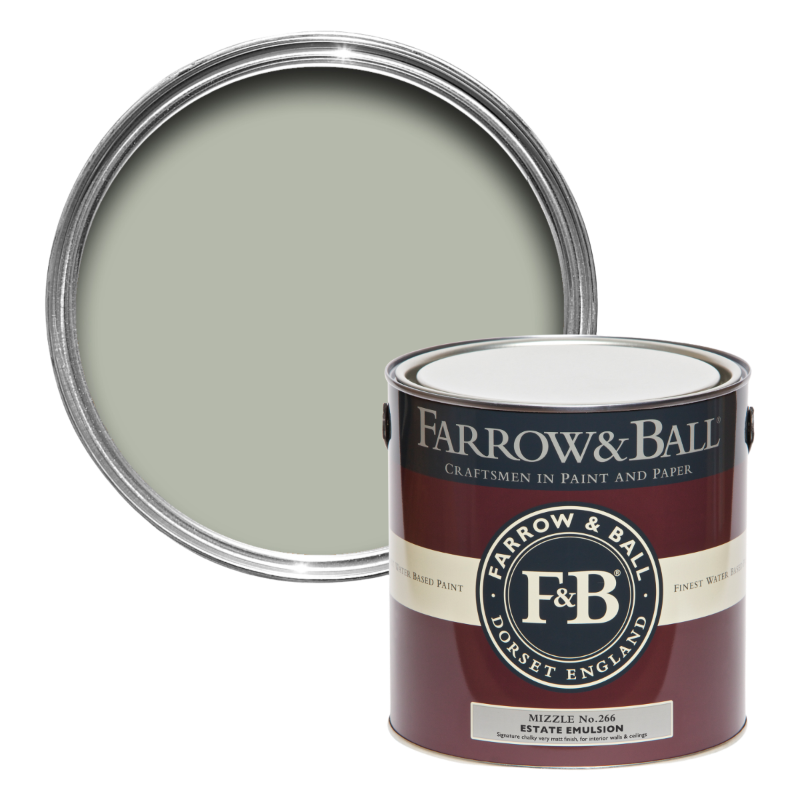 Farrow & Ball Farrow Ball Farben Grau Blau Mizzle 266