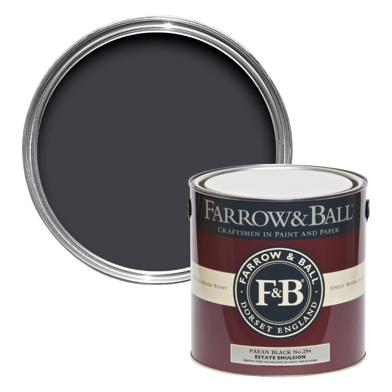 Farrow & Ball Farrow Ball Farben Schwarz Paean Black 294