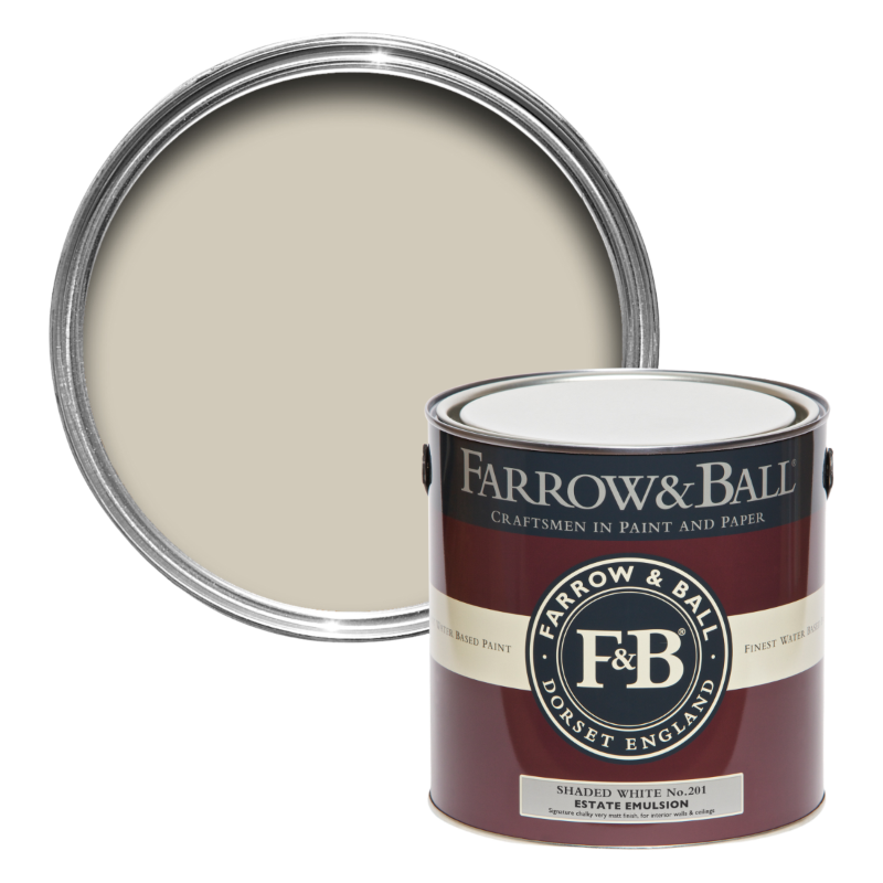 Farrow & Ball Farrow Ball Farben Weiss Beige Shaded White 201