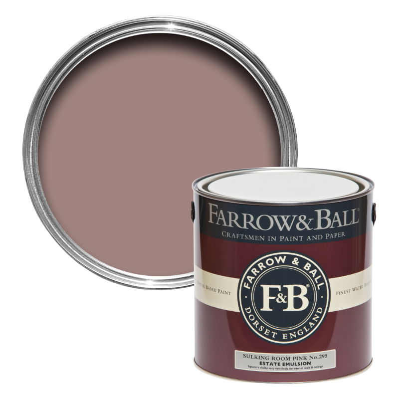 Farrow & Ball Farrow Ball Farben Pink Rose Rot Sulking Room Pink 295